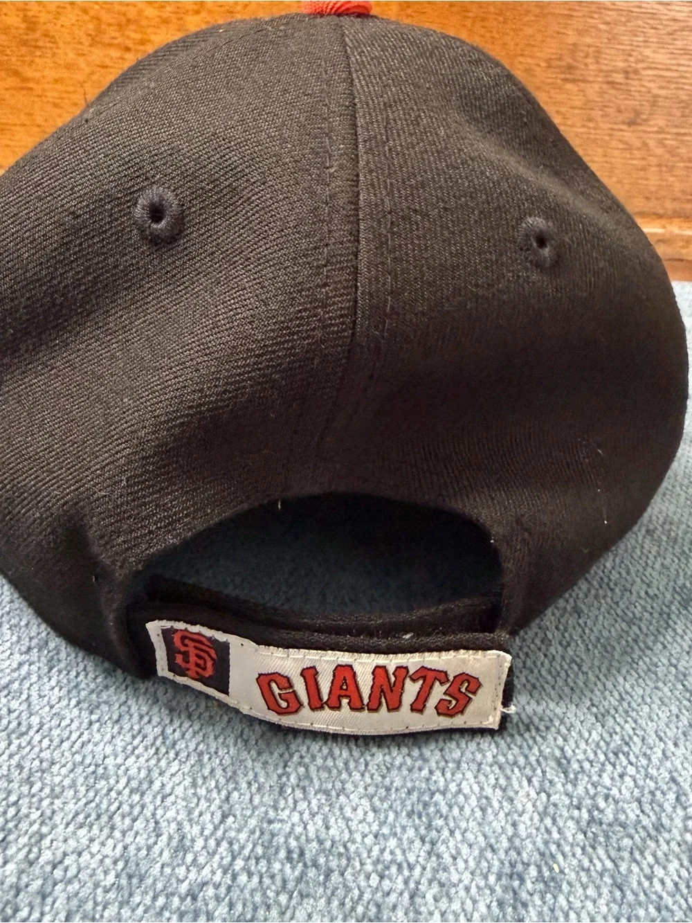 MLB New Era San Francisco Giants youth baseball cap in Black and Orange